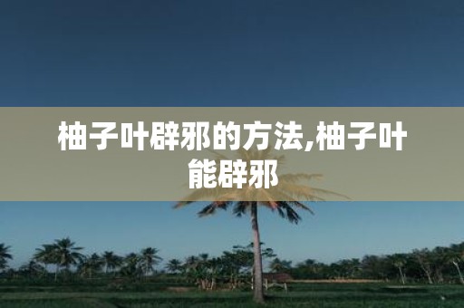 柚子叶辟邪的方法,柚子叶能辟邪