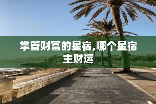 掌管财富的星宿,哪个星宿主财运