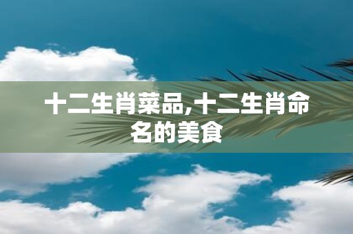 十二生肖菜品,十二生肖命名的美食