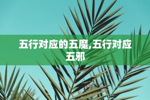 五行对应的五魔,五行对应五邪