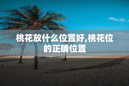 桃花放什么位置好,桃花位的正确位置