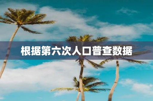 根据第六次人口普查数据