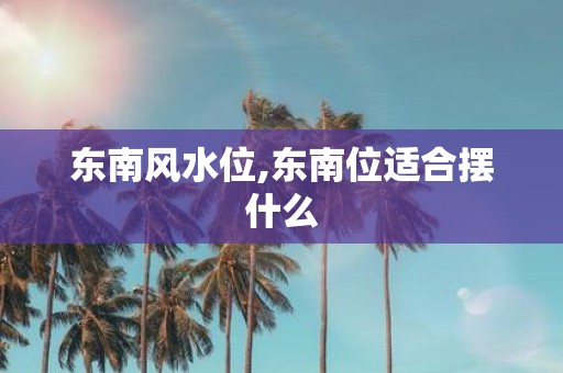 东南风水位,东南位适合摆什么