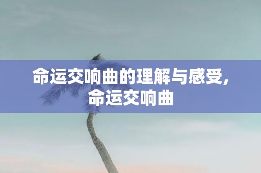 命运交响曲的理解与感受,命运交响曲