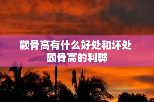 颧骨高有什么好处和坏处 颧骨高的利弊