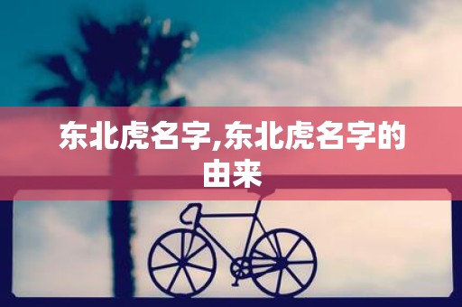 东北虎名字,东北虎名字的由来