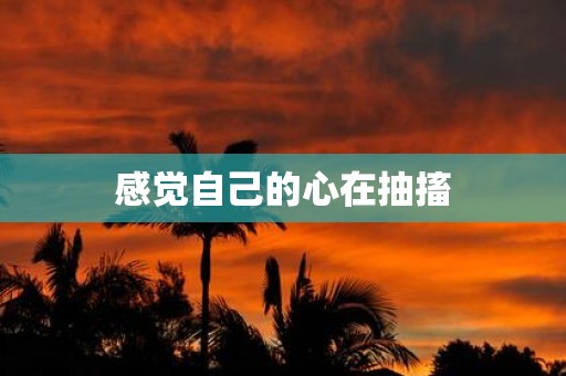 感觉自己的心在抽搐