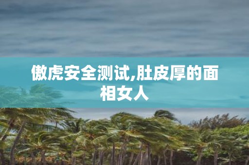 傲虎安全测试,肚皮厚的面相女人