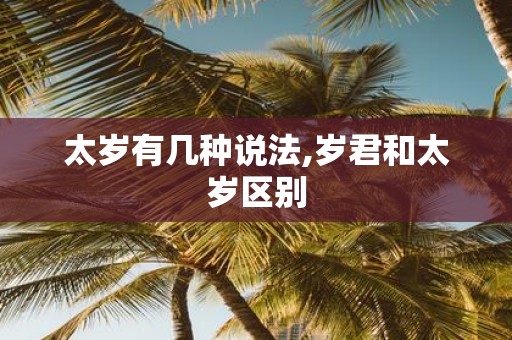 太岁有几种说法,岁君和太岁区别