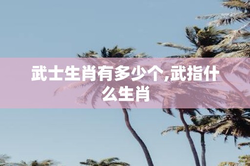 武士生肖有多少个,武指什么生肖