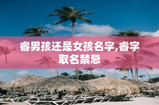 睿男孩还是女孩名字,睿字取名禁忌