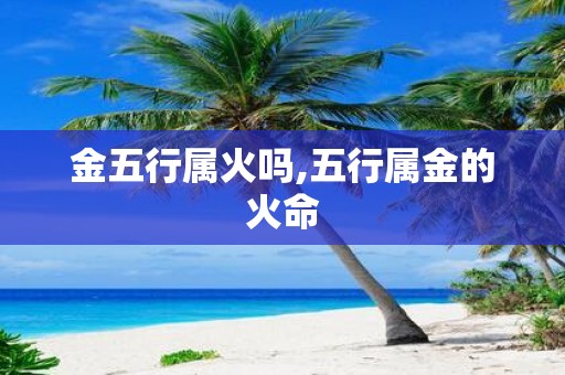 金五行属火吗,五行属金的火命
