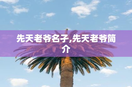 先天老爷名孑,先天老爷简介