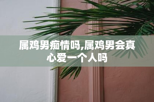 属鸡男痴情吗,属鸡男会真心爱一个人吗