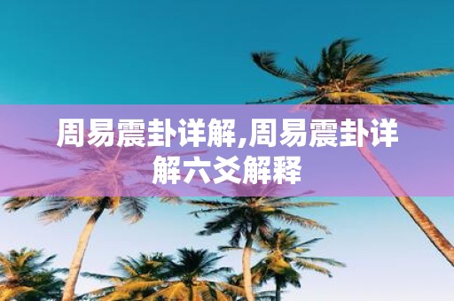 周易震卦详解,周易震卦详解六爻解释