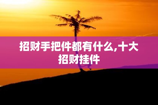 招财手把件都有什么,十大招财挂件
