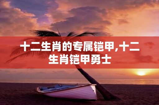 十二生肖的专属铠甲,十二生肖铠甲勇士