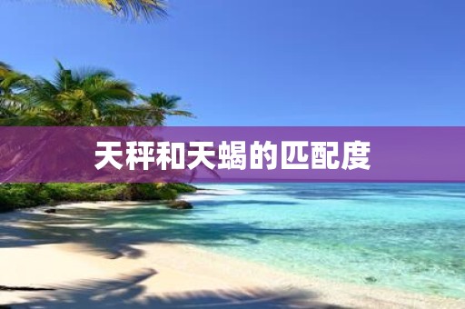 天秤和天蝎的匹配度