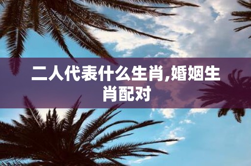 二人代表什么生肖,婚姻生肖配对