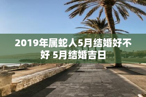 2019年属蛇人5月结婚好不好 5月结婚吉日