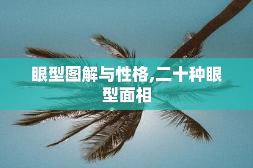 眼型图解与性格,二十种眼型面相