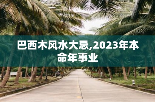 巴西木风水大忌,2025年本命年事业