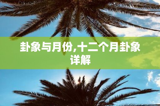 卦象与月份,十二个月卦象详解