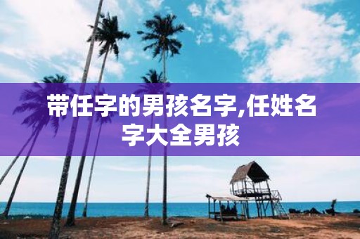 带任字的男孩名字,任姓名字大全男孩
