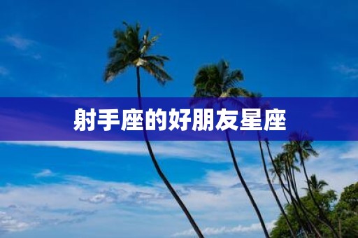 射手座的好朋友星座