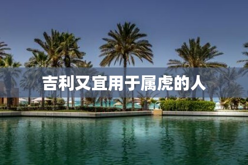 吉利又宜用于属虎的人