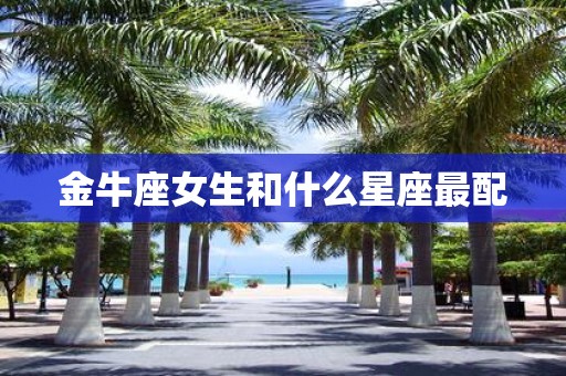金牛座女生和什么星座最配