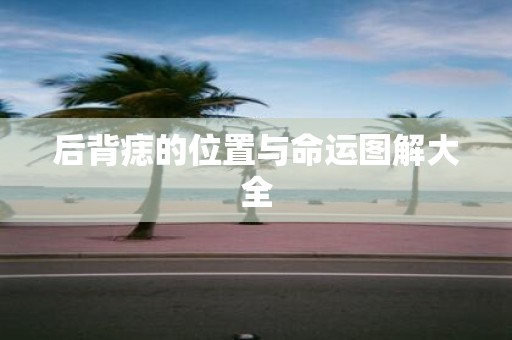 后背痣的位置与命运图解大全