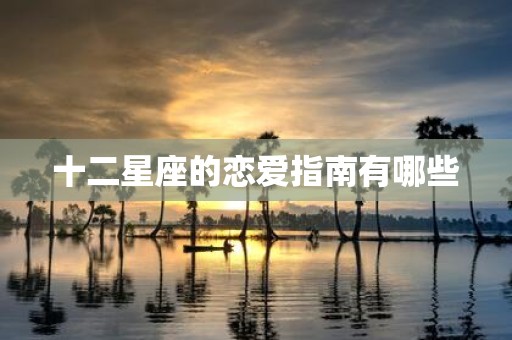 十二星座的恋爱指南有哪些