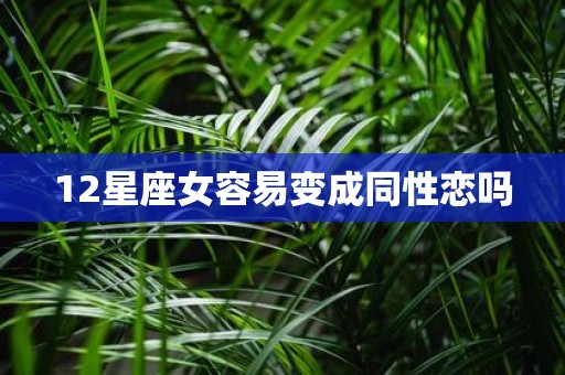 12星座女容易变成同性恋吗