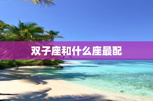 双子座和什么座最配
