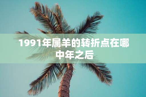 1991年属羊的转折点在哪 中年之后