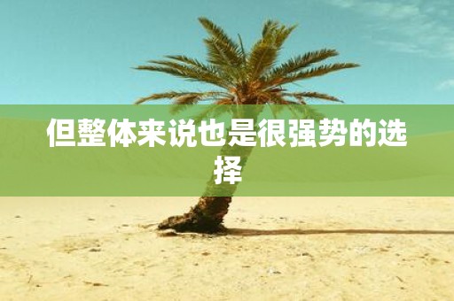 但整体来说也是很强势的选择