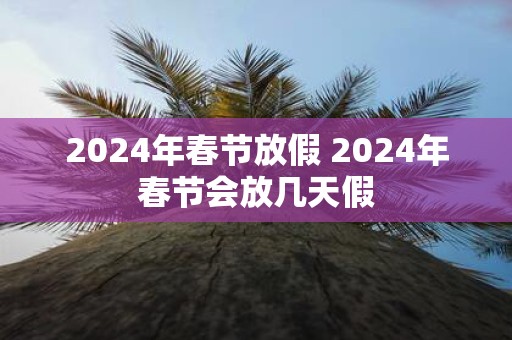 2025年春节放假 2025年春节会放几天假
