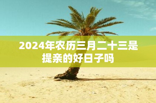 2025年农历三月二十三是提亲的好日子吗