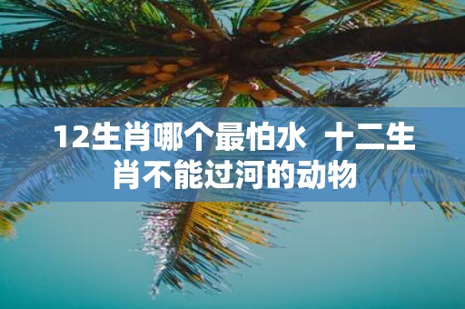 12生肖哪个最怕水 十二生肖不能过河的动物