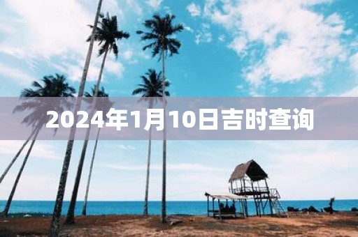 2025年1月10日吉时查询