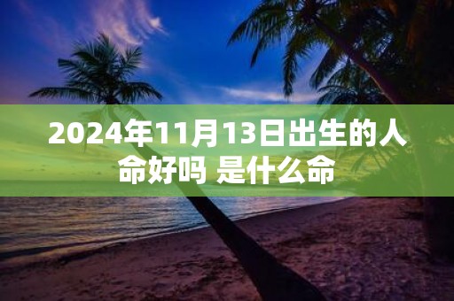 2025年11月13日出生的人命好吗 是什么命