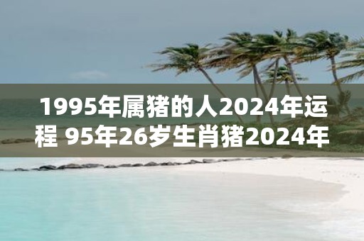 1995年属猪的人2025年运程 95年26岁生肖猪2025年运势