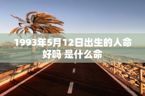 1993年5月12日出生的人命好吗 是什么命