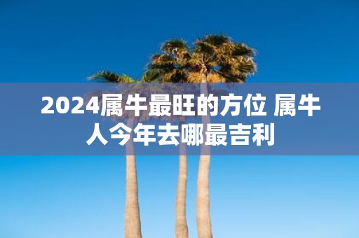 2025属牛最旺的方位 属牛人今年去哪最吉利
