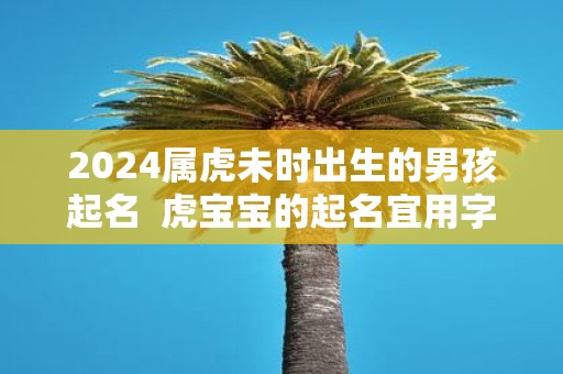 2025属虎未时出生的男孩起名 虎宝宝的起名宜用字大全