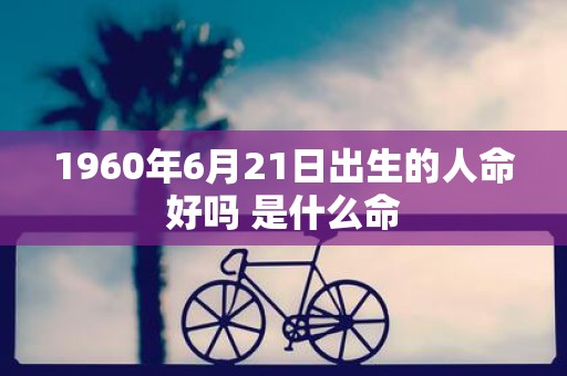 1960年6月21日出生的人命好吗 是什么命