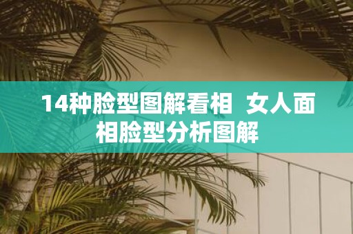 14种脸型图解看相 女人面相脸型分析图解