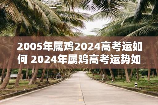 2005年属鸡2025高考运如何 2025年属鸡高考运势如何