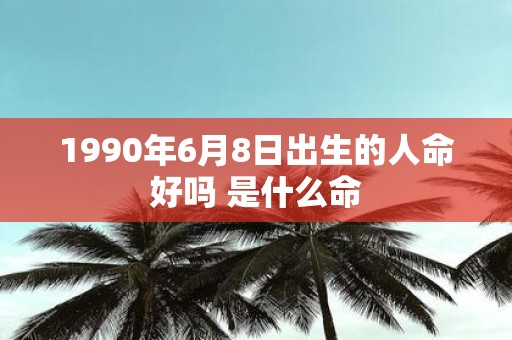 1990年6月8日出生的人命好吗 是什么命